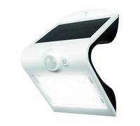 Luceco LED Solar Guardian Wall Light with PIR Motion Sensor, 14.5 x 9.5 x 8 cm, 1.5 W, IP65 Rated, White