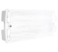 Luceco LED Tempus Maintained Mini Emergency Bulkhead, 23 x 11 cm, 3 Watts, 6500K Colour Temperature, White