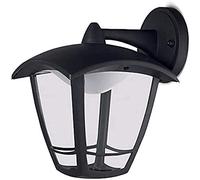 Exterior Led Coach Lantern 4 Panel Top Arm 640Lm 8W 4000K Ip44 Black Non-Pir LEXCL4T6B4-01