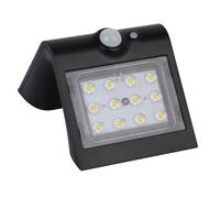Luceco Lexs22B40-01 Black Solar-Powered Cool White Led Pir Floodlight 220Lm