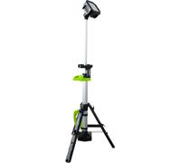 Luceco LED Herculous Open Area High-Output Work Light with 13A UK Power Socket and USB Outlets, 2 Light Modes, Carry Handle and Hook, Inspection Light, IP54, IK07, 66W, 7150lm, 6500K, LWHOA70G65UK