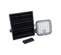 Luceco Mensa Solar Floodlight Colour Change Pir & Remote Ip65 1500Lm