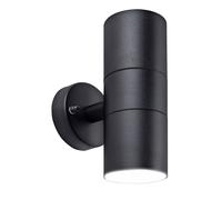 Luceco Outdoor Decorative Up/Down External Wall Light Black Luceco Black