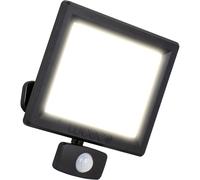 Luceco Outdoor Security LED Floodlight with PIR Motion Sensor for Driveways, Walkways and Gardens, Fit & Tilt Multi-Positioning, Exterior Lighting, E