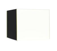 Luceco Outdoor Up/Down Cube LED Wall Light, Decorative Exterior Dual Lighting for Porches, Driveways and Gardens, Grey Slate, IP65, 5W, 150lm, 4000K, LEXD100G40