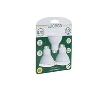 Luceco Pack of Three LED Bulbs GU10 Trufit, 370 Lumens, 4000K Neutral White