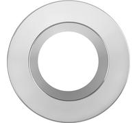 Luceco Recessed Bezel for Downlights, Slim Profile, FType MK2, FType Essence, FType Ultra, LED Downlight Accessories, Polished Chrome, 76mm Cut-Out, FTBZRPC