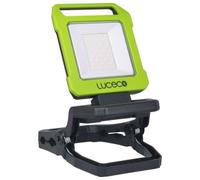 Luceco LED Inspection Work Light with Folding Clamp and USB Power Bank, Rechargeable, 2 Light Modes, Stand and Carry Handle, Rotating, IK07, 10W, 1000lm, 6500K, LILC10G65