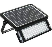 Luceco Solar Guardian PIR Floodlight Black, IP65 Rated, 10 Watts