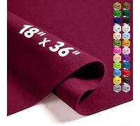 Luceinvita Dark Red 18" X 36" Felt Fabric Sheet - 1.6mm Thickness | Soft Acrylic Craft Felt for Costumes, Handmade Crafts, Home Decor, Embroidery Backing, Patchwork