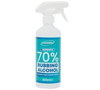 Lucemill 70% Rubbing alcohol | 500ml | Super Strength IPA First Aid Antiseptic | 70% Isopropyl Alcohol | Clear Liquid | Comes with Trigger Spray