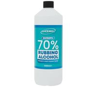 Lucemill 70% Rubbing alcohol | Super Strength IPA First Aid Antiseptic | 70% Isopropyl Alcohol | Clear Liquid (Screw Cap, 1 Litre)
