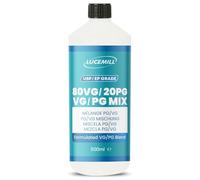 Lucemill 80VG/20PG Base Mix | 500ml I High Purity Glycerine & Glycol Blend | USP/EP Pharma & Food Grade