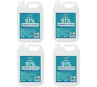Lucemill 91% Rubbing alcohol | 20 litre | Super Strength IPA First Aid Antiseptic | 91% Isopropyl Alcohol | Clear Liquid