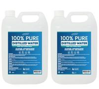 Lucemill Distilled Water | 10 Litre | Distilled Water for CPAP Machines, Irons, Cleaning Machines and More | Made in the UK