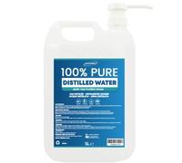 Lucemill Distilled Water | 5 Litre | Distilled Water for CPAP Machines, Irons, Cleaning Machines and More | Made in the UK I Comes with Pump Dispenser