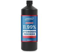 Lucemill Hydrogen Peroxide 11.99% Food Grade | 1 Litre | High Purity | Unstabilised & Additive Free | Concentrated H2O2
