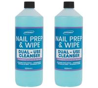 Lucemill Nail Prep & Wipe Cleanser I 2 x 1 Litre | Professional Solution for Gel Polish & Acrylics | Removes Sticky Residue After Curing