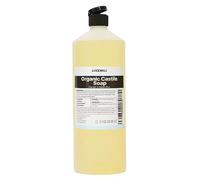 Lucemill Organic Castile Liquid Soap I 1 Litre I 100% Pure Certified Natural Soap I Gentle On Skin and Best For Body Wash Shampoo & Laundry Detergent I Comes with Flip Top