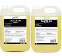 Lucemill Organic Premium Castor Oil I 10 Litre I 100% Pure & Natural Cold Pressed Hexane Free Castor Oil I Nourishes Hair and Moisturises Skin