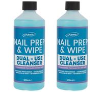Lucemill Prep & Wipe Cleanser I 2 x 500ml | Professional Solution for Gel Polish & Acrylics | Removes Sticky Layer After Curing