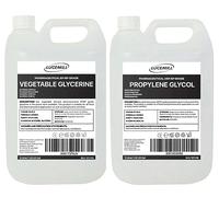 Lucemill Vegetable Glycerine & Propylene Glycol (VG/PG) Set - 5 Litre VG & 5 Litre PG | High Purity USP/EP Grade | DIY Mixing for Skincare, Cosmetics, Food & Industrial Applications
