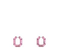 Lucent Hoop Earrings, female, Swarovski, Earrings, Pink, ONE SIZE, Accessories ONE SIZE