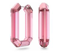 Lucent Hoop Earrings - female - Swarovski - Earrings - Pink - ONE SIZE - Accessories ONE SIZE