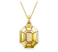 Lucent pendant, Octagon shape, Yellow, 18K gold finish