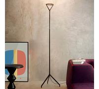 Luceplan Black floor lamp Lola with dimmer switch