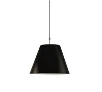 Luceplan Costanza Up/Down Pendant Aluminum M. Shade Black