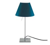 Luceplan Costanzina table lamp alu, petrol blue