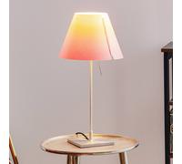 Luceplan Costanzina table lamp alu, pink
