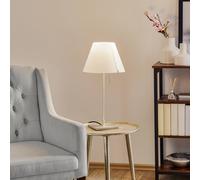 Luceplan Costanzina table lamp, aluminium, white