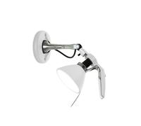 Luceplan - Fortebraccio Spot 60w E14 Wall Lamp, White - White
