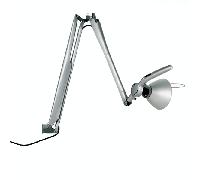 Luceplan Fortebraccio Wall Lamp Alu with Dimmer