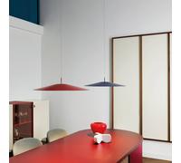 Luceplan Koinè LED pendant light 927 Ø110cm blue