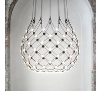 Luceplan Mesh Wireless hanging light, Ø 100 cm, 1 m, Bluetooth