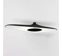 Luceplan Soleil Noir LED ceiling light, black