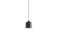Luceplan Zile Pendant Ø20 Matt Black