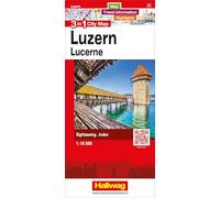 Lucerne 3 in 1 CityMap: Map, Travel information, Highlights, Sightseeing, Index (3 in 1 City maps)