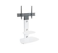 Lucerne 70cm Curved Pedestal TV Stand, for TVs 32-65" AVF White One Size