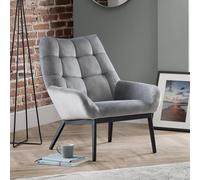 Lucerne Accent Chair - Grey Fabric