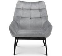 Lucerne Grey Fabric Accent Chair