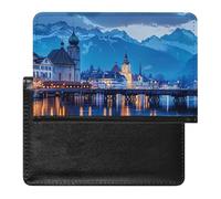 Lucerne Passport Holder Cover PU Leather Passport Wallet Organizer Protector Slim Travel Accessories