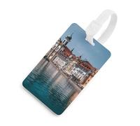 Lucerne Switzerland Funny Luggage Tag with ID Name Card Stylish Suitcase Labels Baggage Bag Tags