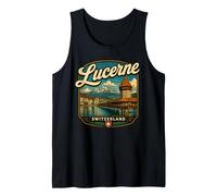 Lucerne Switzerland Lucerne Vacation Switzerland Travel Tank Top