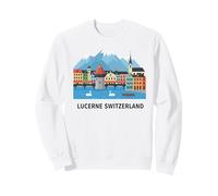 Lucerne Switzerland Scenic View Travel Souvenir Sweatshirt