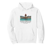 lucerne switzerland Skyline Souvenir Bridge Chapel Men Women Pullover Hoodie