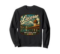 Lucerne Vacation to Switzerland Travel Alpine City Sweatshirt